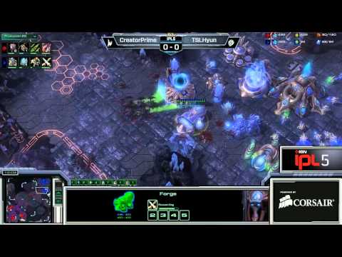 SC2 CreatorPrime vs Hyun PvZ Game 1 IPL 5 Winners Round 3 Starcraft 2 Tournaments