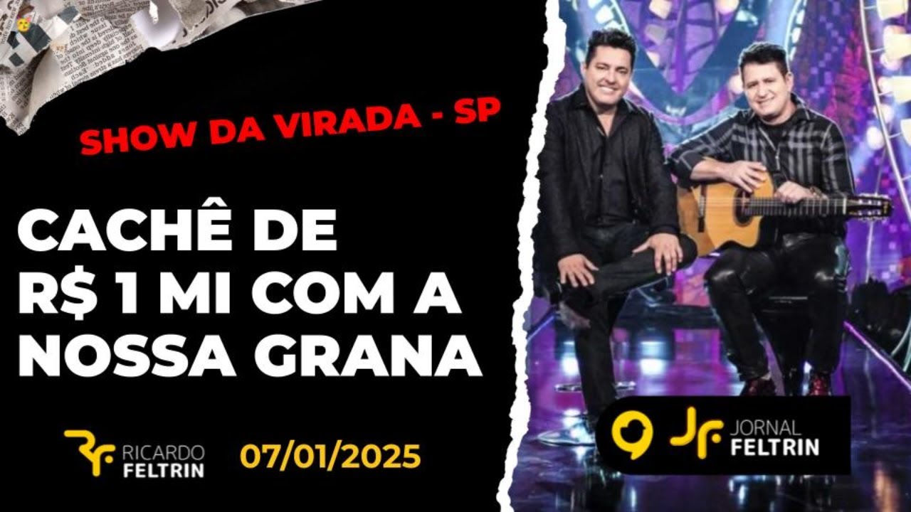 JF - SHOW DE R$ 1 MILHÃO COM NOSSO DINHEIRO #jornaldosfeltrinosa #viradasp #brunoEmarrone