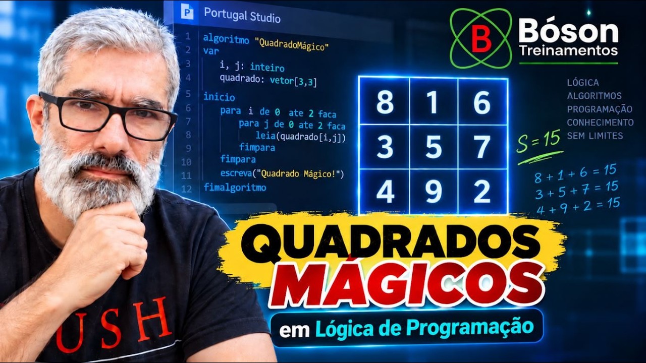 Quadrados Mágicos em Lógica de Programação: Codificação e o Método de Siam para ordens ímpares