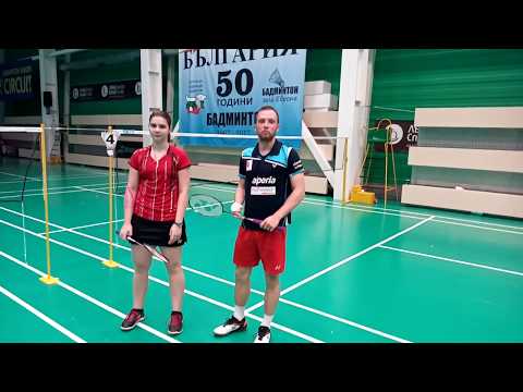 Мария Делчева и Димитър Янакиев, бадминтон