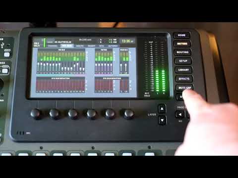 X32 Menu - The Meters Menu