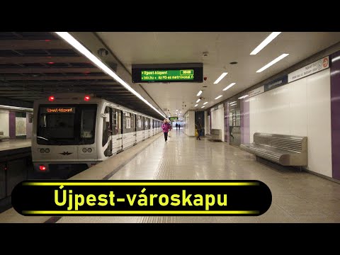 Metro Station Újpest-városkapu - Budapest 🇭🇺 - Walkthrough 🚶