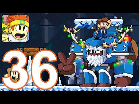 Dan The Man - Gameplay Walkthrough Part 36 - Frosty Plains (iOS, Android)