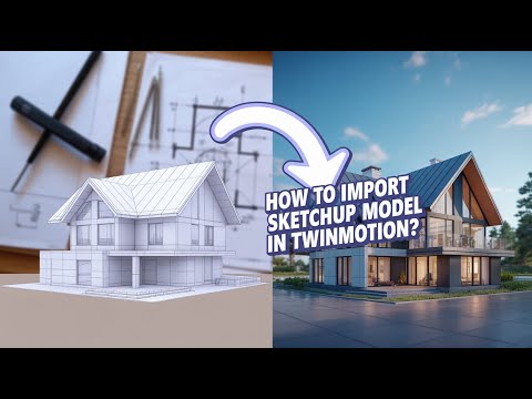 How to import SKETCHUP model in TWINMOTION ?