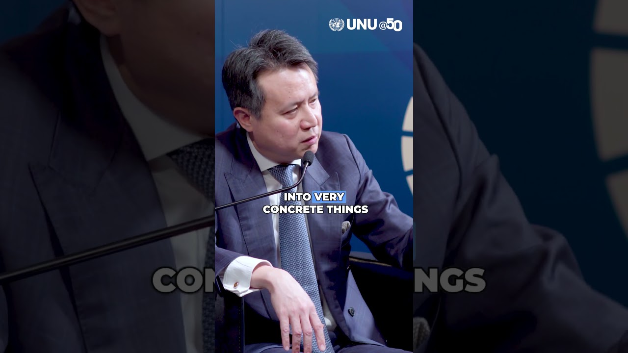 From Goals to Concrete Actions – Daren Tang | #UNUConversationSeries #Shorts