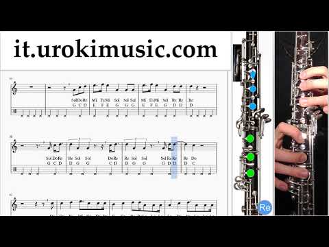 Corso di Oboe Maroon 5 - Girls Like You ft. Cardi B Tablature Tab um-i276