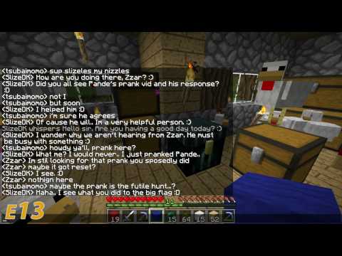 Zzar's Mindcraft SMP Minecraft adventures #13 - Danish Invasion (pranked by alex)