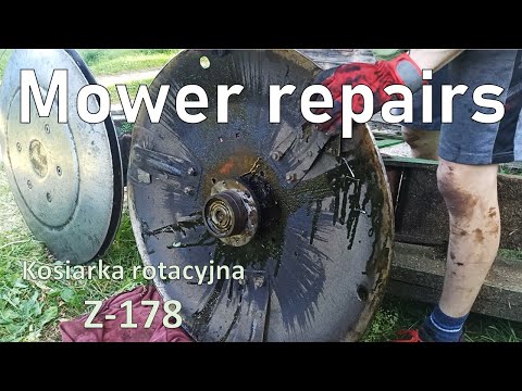 Doing some mower repairs/z-178