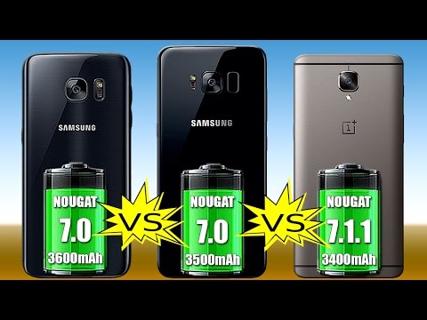 Galaxy S8 Plus 6GB RAM Battery Life Drain Test! (vs S7 Edge & OnePlus 3T)