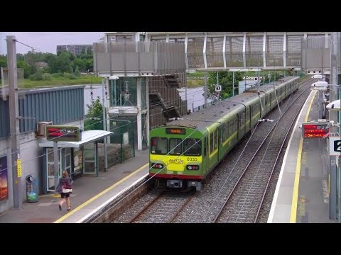 Dart Train number 8335 - Booterstown Station, Dublin