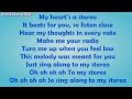 Glee - Stereo Hearts (HQ Audio) - Lyrics 