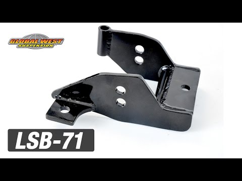 Anti-Squat Adjustable Leaf Spring Mounts for 1970-1981 Camaro & Firebirds
