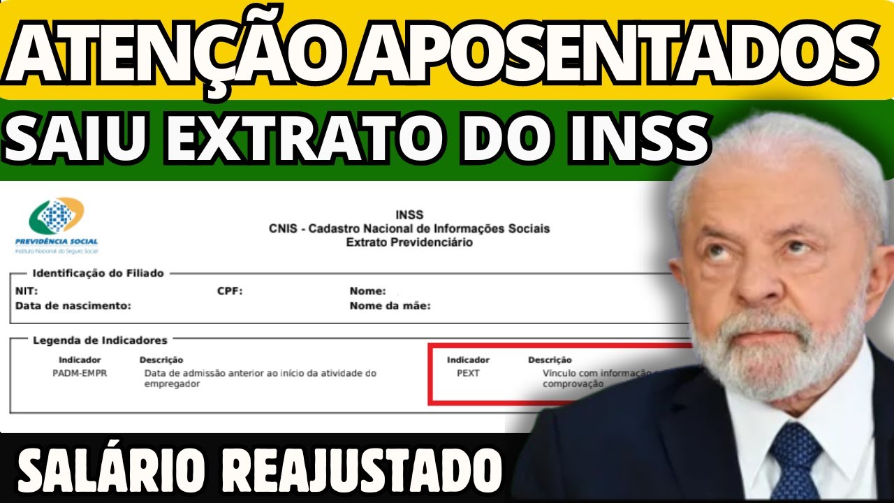 INSS LIBEROU EXTRATO COM CORREÇÃO DAS APOSENTADORIAS 6,37% + 3,94%! FOLHA DE AGOSTO VIROU