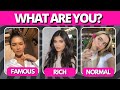 💰ARE YOU FAMOUS RICH OR NORMAL?💰 Aesthetic Quiz - Personality Test