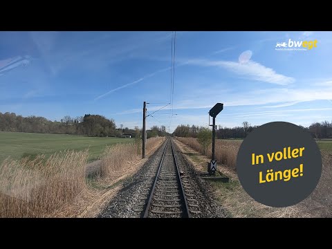 Führerstandsmitfahrt von Crailsheim nach Stuttgart mit bwegt auf der Remstalbahn
