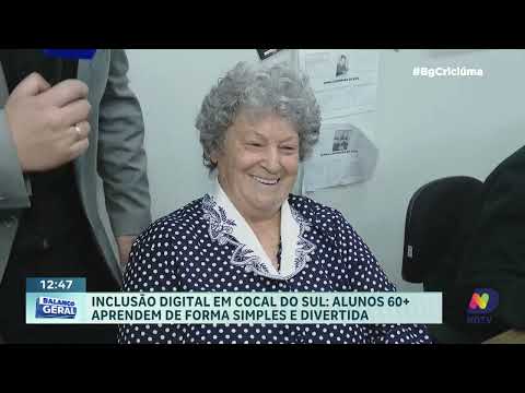 Inclusão digital transforma a vida de idosos em Cocal do Sul