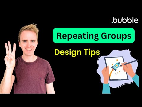 Repeating Group Bubble.io design tips thumbnail