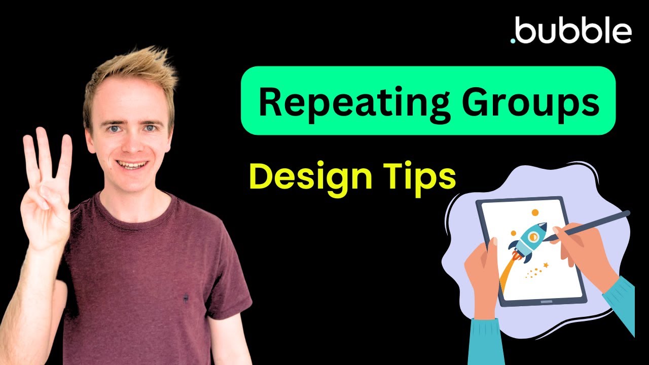 Repeating Group Bubble.io design tips thumbnail