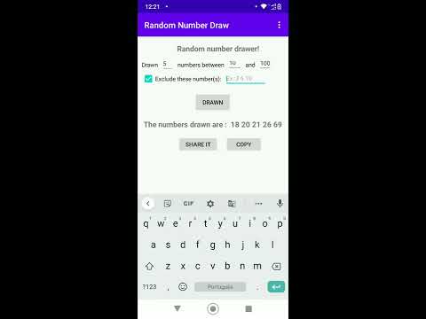 Random Number Drawer