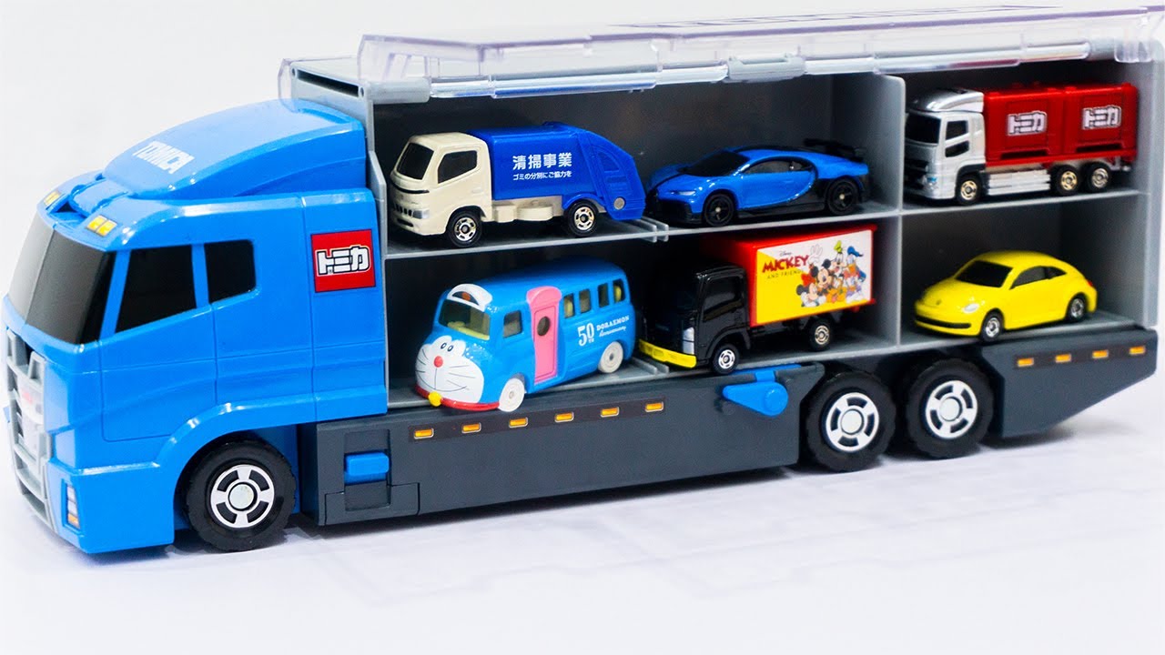 13 Type Tomica Cars ☆ Tomica opening and put in red big Okatazuke convoy