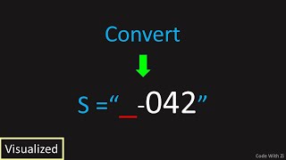 YouTube video 'LeetCode: 8. String to Integer  - atoi (Visualized)'