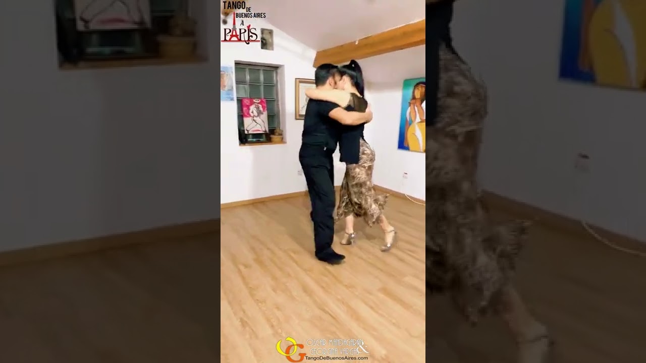 #vals Musicality demo 1 Online lesson 14/11/2022 #dancers Georgina Vargas Oscar Mandagaran #tango