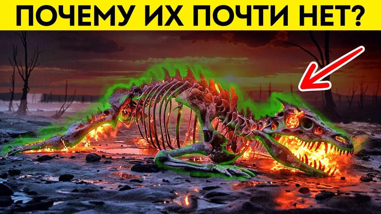 Куда исчезли кости динозавров?