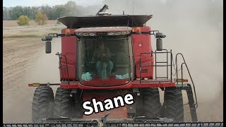 Harvesting Soy Beans in SE South Dakota with Shane