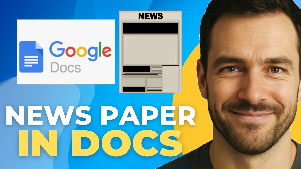 How to Make a Newspaper on Google Docs   Editable Newspaper Template Google Docs