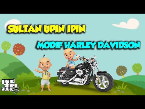 Sultan Upin Modif Harley Davidson Mantap, Ipin Senang - GTA V Upin Ipin Episode Terbaru 499