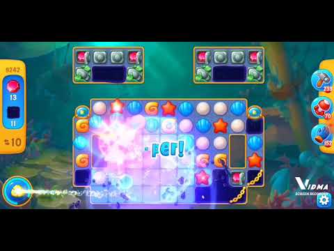 Fishdom. 9242 level no boosters and diamonds. 17 moves