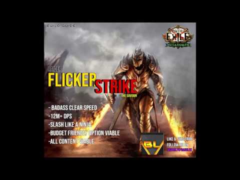 [Path of Exile 3.9] The Saviour Flicker Strike Raider | 12m DPS | Build Guide Overview