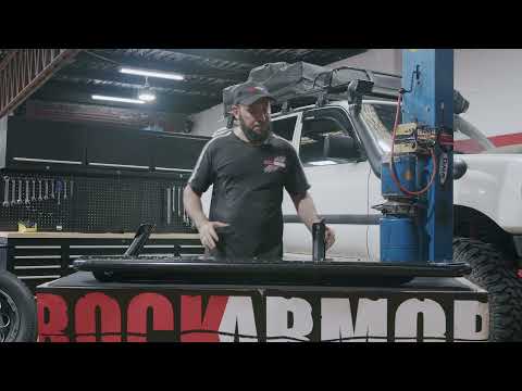 Rockarmor 80 & 105 Series Landcruiser Rockslider Side Steps Fitting Video Solid Live Axle models