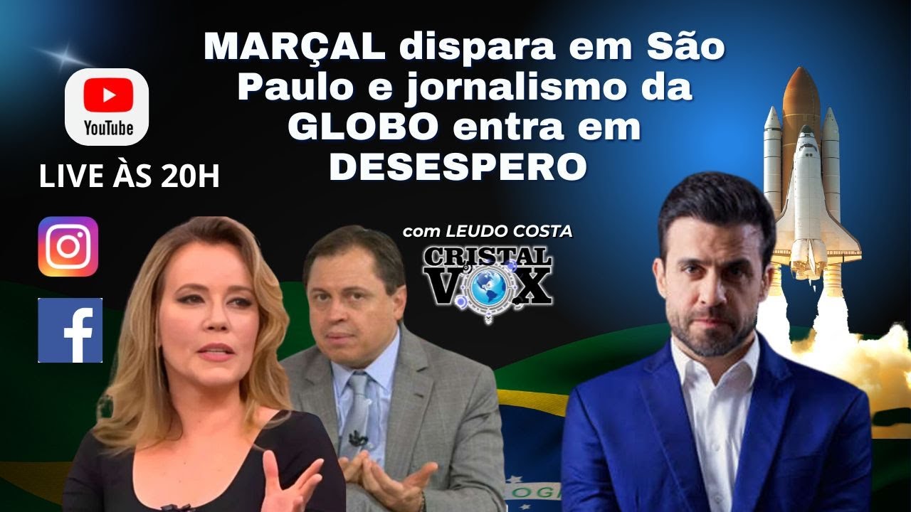 MARÇAL DISPARA EM SÃO PAULO...  JORNALISMO DA GLOBO ENTRA EM DESESPERO!