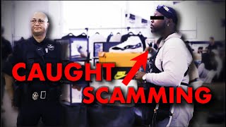 Exposing SCAMMER at SneakerCon.