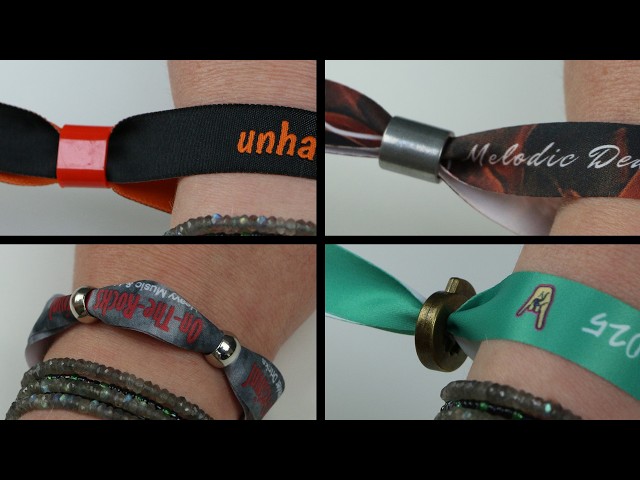 Lot de 300 bracelets VIP étanches en plastique pour événements, parcs d'attractions, concerts, festivals (doré