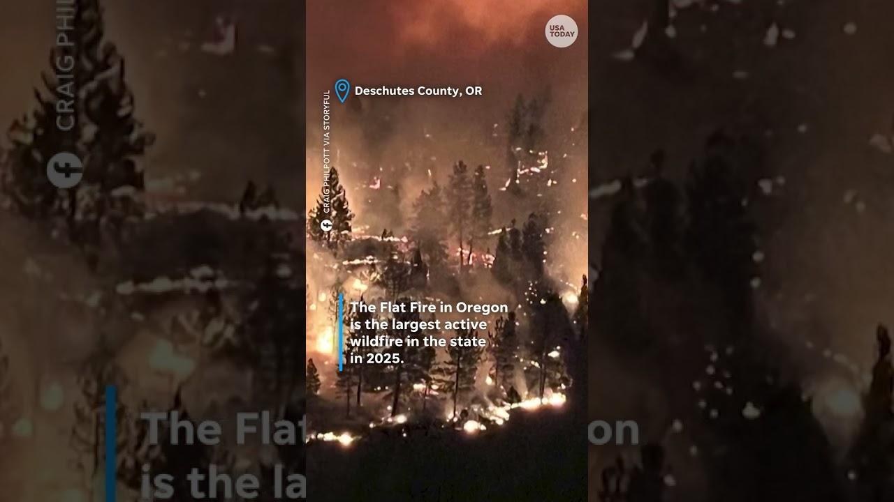 Wildfires rage in California, Oregon #Shorts