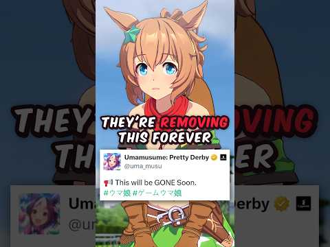 Did You Know? Umamusume IS REMOVING A HUGE Feature FROM THE GAME!!