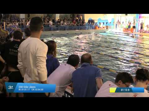 Serie 1 dei 200 Stile Libero  Assoluti Femmine Agonisti - Meeting di Halloween 10Trofeo citta' di R