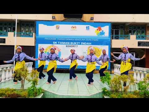 Tarian tari tualang tiga - Kencana Sahmura SK Taman Bukit Indah, Ampang Selangor