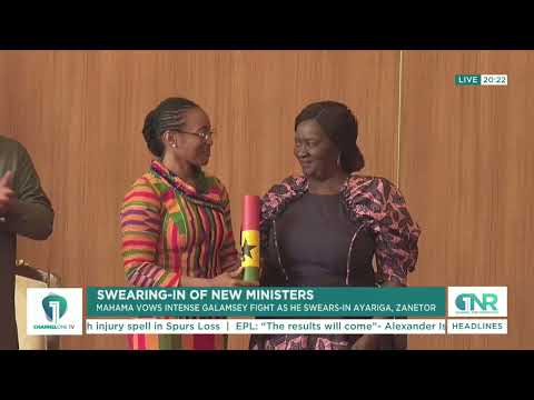 Ayariga, Zanetor Sworn In As Ministers After Parliament’s Approval