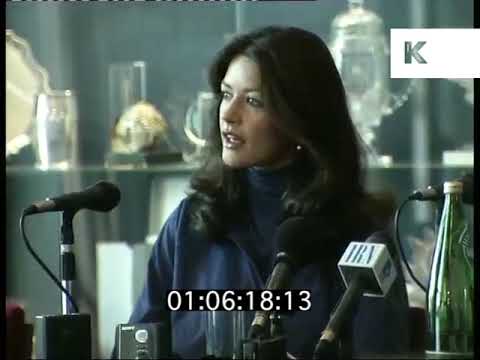 1998 Sean Connery and Catherine Zeta Jones Promote Entrapment
