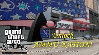 GTA: San Andreas - The Definitive Edition 4K - Unlock AMMU-NATION (Does infinite ammo still work?)