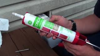 Dryer vent install