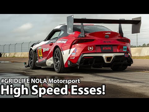 120+ MPH Esses Challenge! Time Attack 2020 Toyota Supra Gridlife NOLA Motorsports - Project TA90 #34