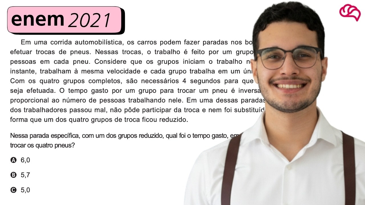 Resolução em Vídeo — Questão 159 ENEM 2021