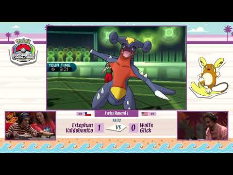 2017 Pokemon World Championships VGC Masters Day 1 - Estephan Valdebenito vs Wolfe Glick -  Swiss R1