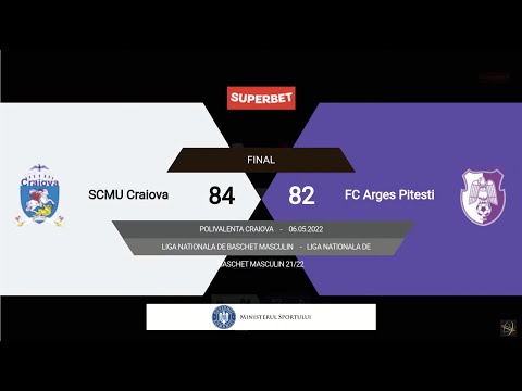 LNBM 2021-2022: SCM U Craiova - FC Argeș Pitești (PLAY-OFF 1, GAME 2)
