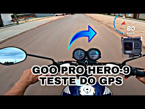 TESTE DO GPS DA  GOO PRO HERO-9 BLACK-Márcio Motovlog