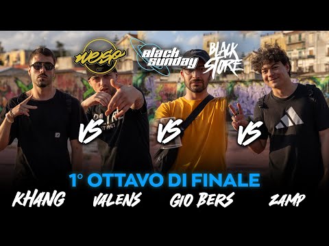 KHANG vs BERS vs VALENS vs ZAMP (Ottavi di Finale) - BLACK SUNDAY x THE BODY ROCK JAM - 6ª TAPPA